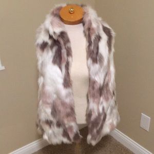 Express Faux Fur Vest